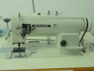 광폭 쌍침 재봉기(침폭65mm)