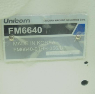 유니콘FM-6640 삼봉자동미싱